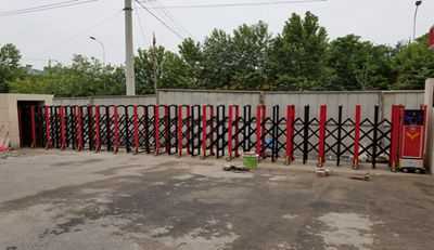 惠濟(jì)區(qū)消防站采用華捷盛智能電動伸縮門